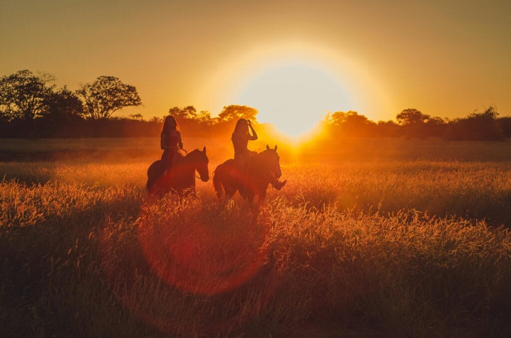 Horse riding