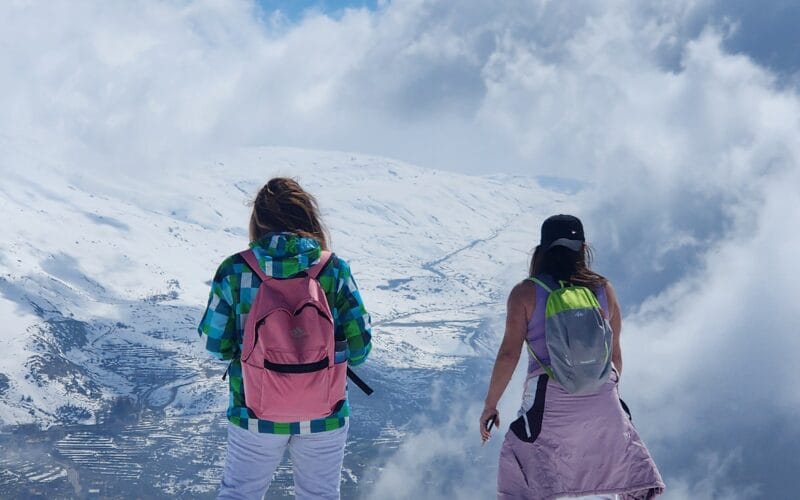 ARZ QANAT BAKISH SNOWSHOEING