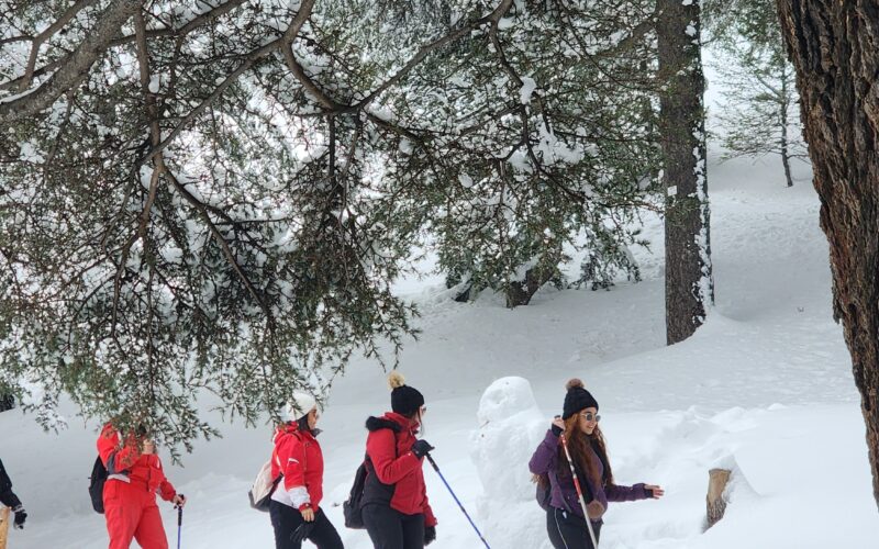 ARZ EL RAB - BCHARRE SNOWSHOEING