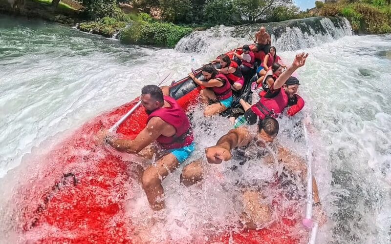 Rafting in Assi River (Hermel)