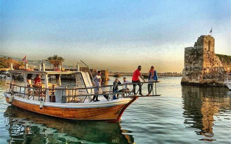 Boat roundtrip in Jbeil (Byblos)