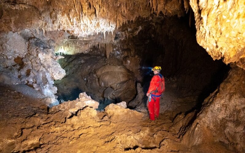Caving in Akoura Roueis Cave
