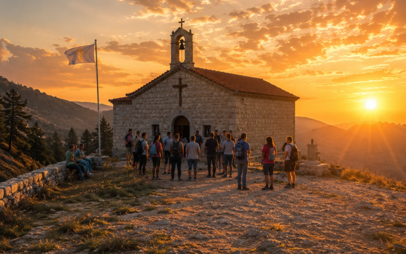 Zaarour Summit Sunset Hike, Saj Station, Tea, Music and Bonfire